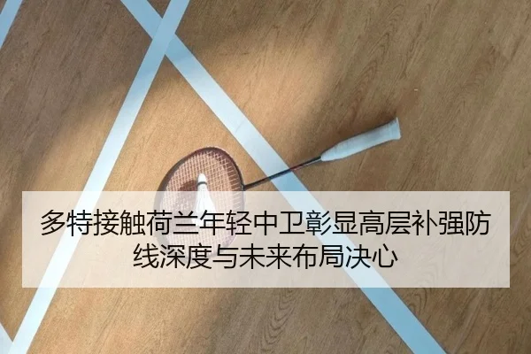 多特接触荷兰年轻中卫彰显高层补强防线深度与未来布局决心